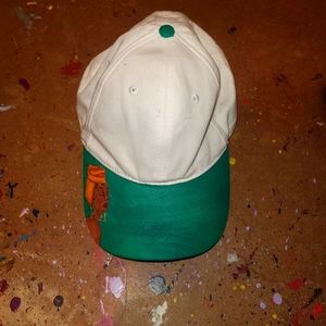 A custom painted hat